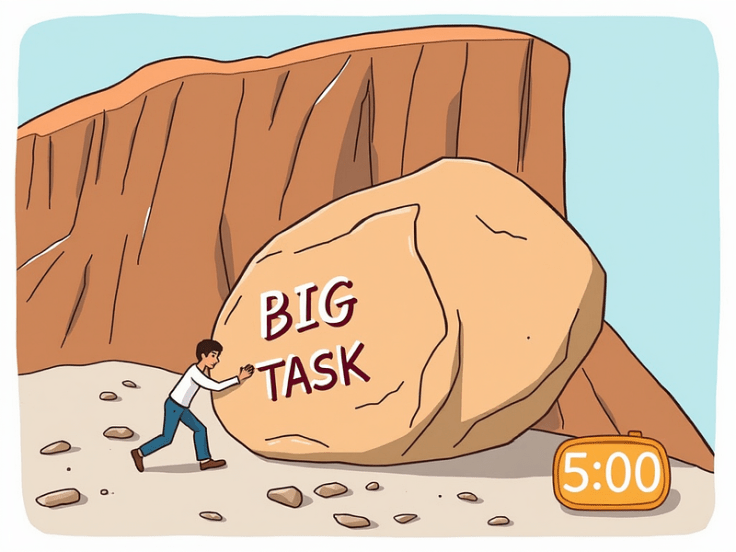 Beat Procrastination Now: The Simple “5-Minute Rule”&nbsp;Trick